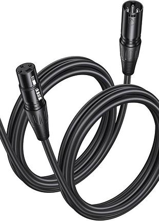 Премиум кабель xlr - 2м, микрофонный кабель. микрофонный шнур из бескислородной меди (ofc) для динамика, аудиомикшера, усилителя,