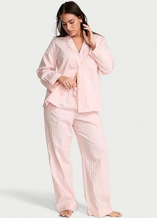 Хлопковая пижама victorias secret виктория секрет