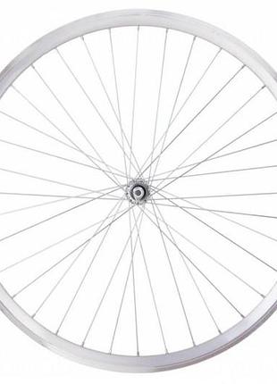Колесо переднее 28" vlt 36h, sf-hb03f серебристый (whfvlt-al-28-001)