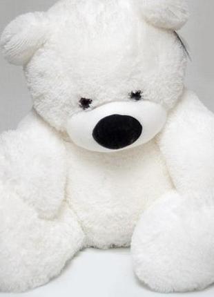 М'яка іграшка ведмідь сидячий бублик/білий, персиковий, коричневий, медовий. рожевий/ коричневий, 110