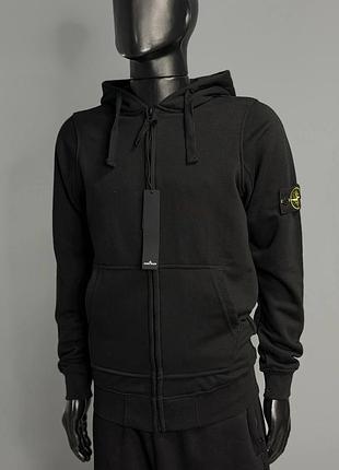 Худи на молнии stone island цветное s-xl