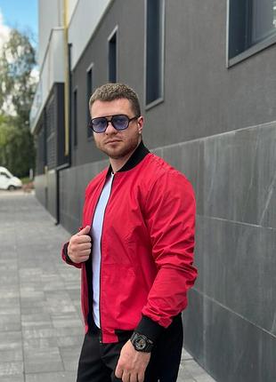Куртка мужская демисезон intruder challenge 2.0 красный бомбер s-xxl