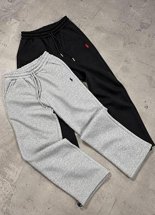 Чоловічі джогери polo ralph lauren на флісі вільні штани з утяжками поло ральф лорен