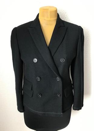 Чистошерстяной двубортный жакет пиджак от joop! размер 40, укр 46-48