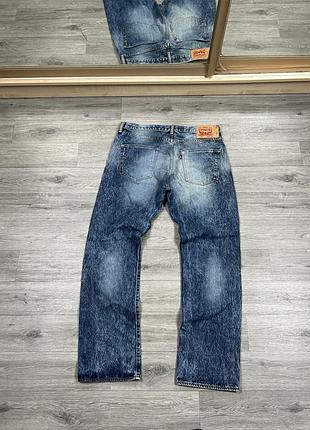 Джинсы levi's 501 оригинал мужские прямые мраморные w36 l32