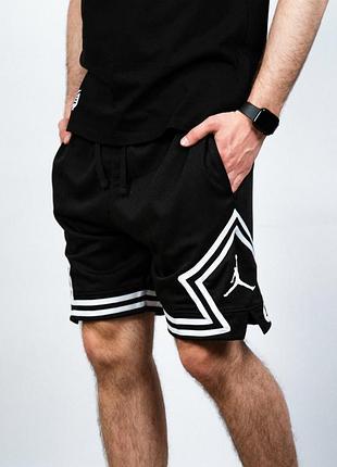 Черные шорты бренда jordan для активного отдыха, размеры s - xxl