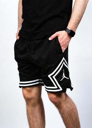 Jordan шорты черного цвета, практичные размеры s, m, xl, xxl