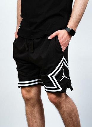 Шорты черные jordan dri-fit (s, m, xl, xxl)