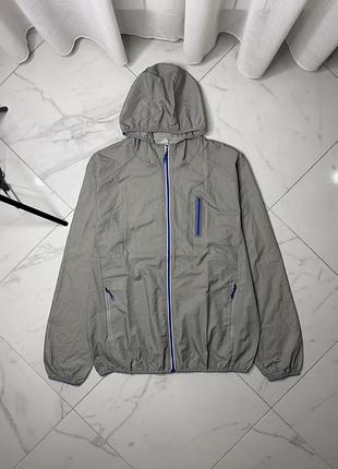 Легка вітровка outdoor transcend packable | складана | сіра | розмір 4xl (по факту xl-xxl)