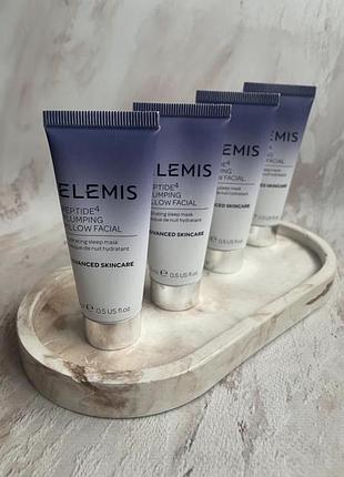 Нічна гель - маска elemis peptide4 plumping pillow facial 50мл крем