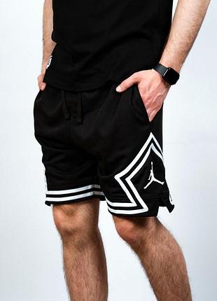 Jordan черные шорты – удобная одежда для спорта, есть s, m, xl, xxl
