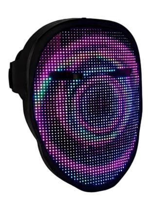 Маска led інтерактивна shining app mask 2026 з керуванням через смартфон