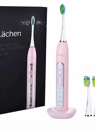 Електрична зубна щітка звукова lächen rm-t5 pink