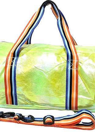 Сумка спортивно-дорожная яркая 22*39*22