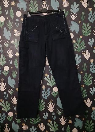 Оригінальні робочі штани карго portwest s887 action trousers у темно-синьому кольорі.
