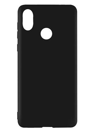 Чохол на xiaomi redmi note 6 pro чорний матовий для сяомі редмі нот 6 про