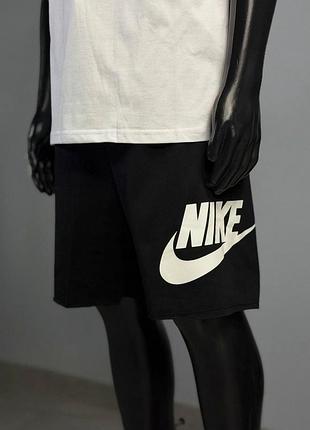 Шорты мужские nike серого и черного оттенка m-xl