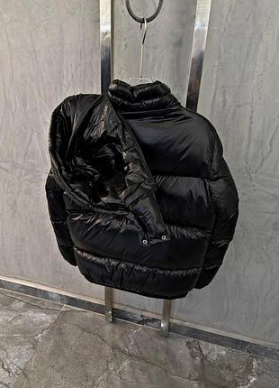 Ea7 emporio armani чорна куртка для зими s та xxl