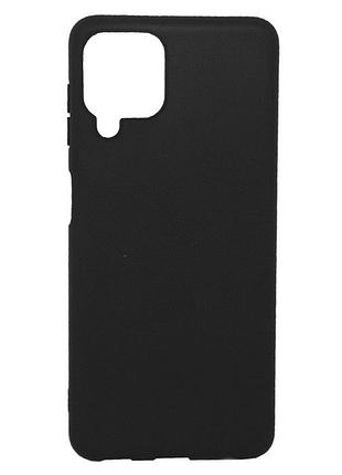Чехол на samsung galaxy a22 / samsung galaxy m32 черный матовый для самсунг а22 м32