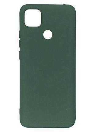 Чехол на xiaomi redmi 9c / xiaomi redmi 10a зеленый силиконовый для сяоми редми 9с редми 10а