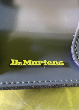 Сумка dr. martens 7 inch leather satchel бузкова шкіряна