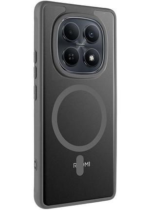 Чехол на xiaomi redmi note 15 4g / xiaomi redmi note 15 5g черный магнитный magsafe для сяоми редми нот 15