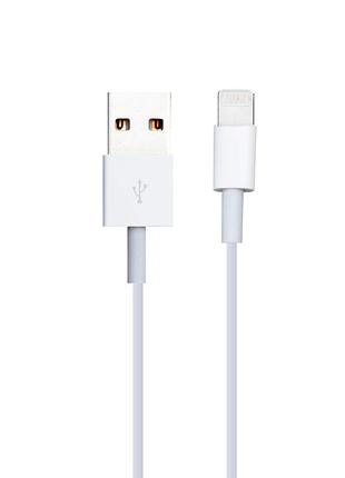 Кабель usb на lightning 1 метр білий для iphone айфон кабель юсб на лайтнінг