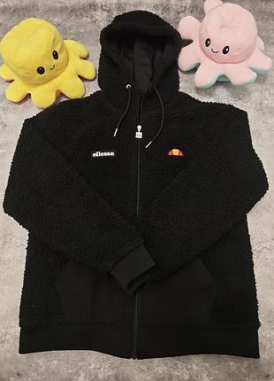 Кофта флисовая тедди ellesse черная