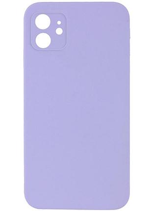 Чохол на iphone 11 бузковий матовий з захистом камери для айфон 11