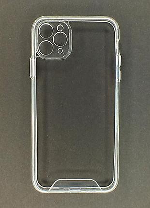 Чохол на iphone 11 pro max прозорий силіконовий для айфон 11 про макс