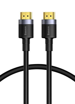 Кабель hdmi на hdmi 1 метр baseus cafule 4k 60hz черный кабель для монитора телевизора