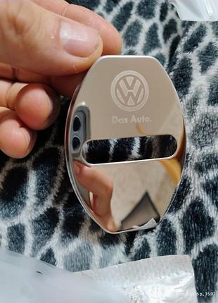 Накладки на петли двери хром muchkey для vw golf, passat, polo