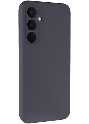 Чехол на samsung galaxy a54 5g серый матовый с защитой камеры для самсунг галакси а54