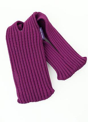 Чехол на iphone вязаная сумка pleated pocket фиолетовый плиссе для айфон