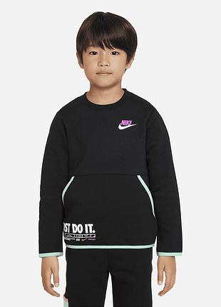 Світшот дитячий світшот nike kids' sportswear illuminate crew sweatshirt