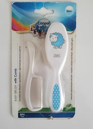 Новый детский набор расчесок canpol babies (щетка и гребешок), 0м+
состояние:
новое (в упаковке)