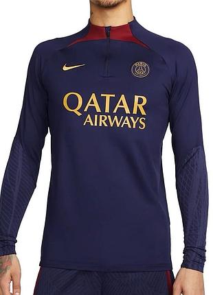 Тренувальна кофта nike paris saint-germain 2023/2024 strike drill top