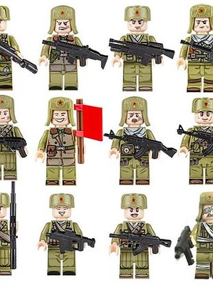 Фігурки конструктор чоловічки військові партизани друга світова війна art5107