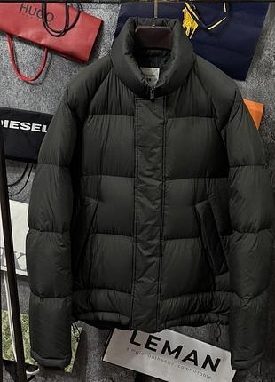 Куртка чоловіча пуховик uniqlo & j whandeson paded short jacket хакі m