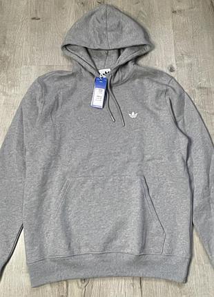 Нове оригінальне худі adidas originals essentials (розмір m, сіре)