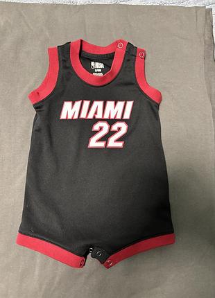 Пісочник унісекс nba miami 22 чорно-червоний