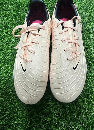 Дитячі сороконіжки nike phantom gx ii academy tf 36 розмір персикові