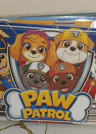 Розвиваючий альбом на липучках paw patrol щенячий патруль