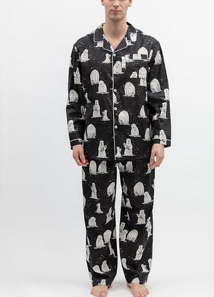 Пижама мужская cyberjammies polar drift 3270-3271 family look хлопковая с модалом для семейного отдыха