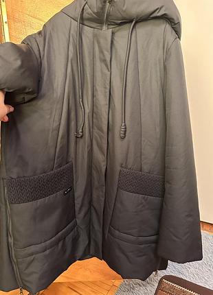 Куртка зимова caroles чорна 6xl (58)