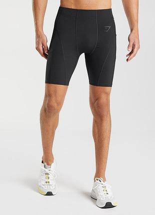 Спортивные шорты, компрессионные шорты, велосипедки gymshark p. m-l