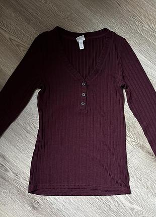 Водолазка в рубчик h&m