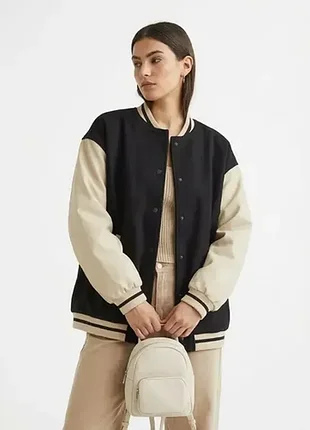 Женский утепленный бомбер h&amp;m р s