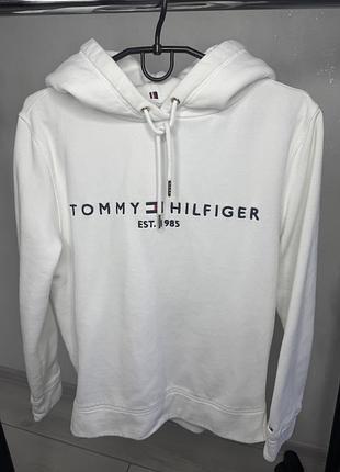 Жіноче худі tommy hilfiger біле розмір xs