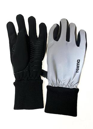 Світловідбивні сенсорні рукавички reima heippa softshell, розмір 6